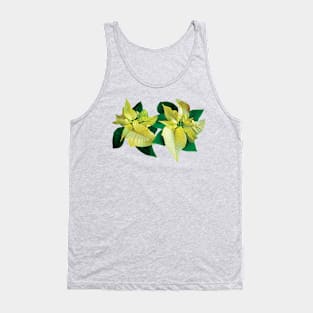 Two Yellow Poinsettias Tank Top